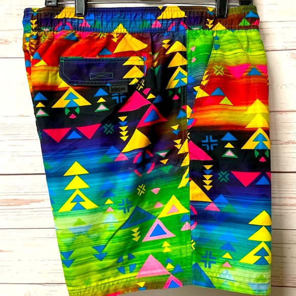 LulaRoe Swim Surf Trunks Rare Aztec Pattern Mens 2XL New Tags Fast Ship - Picture 6 of 8
